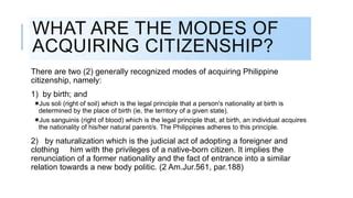 acquiring citizenship in the philippines|Acquiring Philippine Citizenship: Understanding the Four Primary .